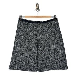 Esprit A-Line Mini Skirt Black and White Static Speckled Women’s US 4 Career